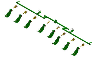 LANSS608R8W -- Lankota Stalk Stomper® Mounting Kit for John Deere® 608C/708C Series 36